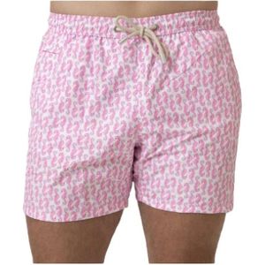 MC2 Saint Barth, Heren, Badkleding, Roze, Maat: L Polyamide,