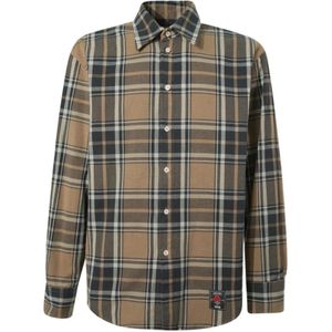 Msgm, Heren, Overhemden, Veelkleurig, Maat: XL Katoen,