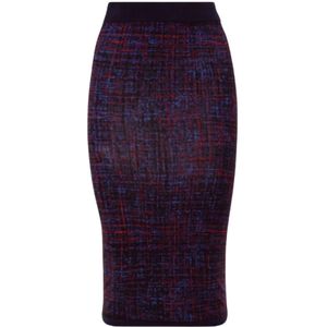 Blugirl, Dames, Rokken, Veelkleurig, Maat: S Tweed,