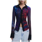 Desigual - Blouse - Gemengde Kleuren - Klassieke Blouse - Lange Mouwen