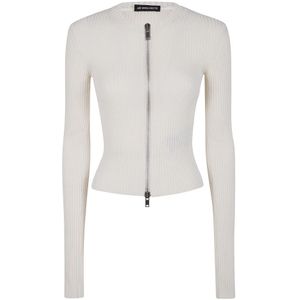 Ann Demeulemeester, Dames, Truien, Beige, Maat: M Katoen,