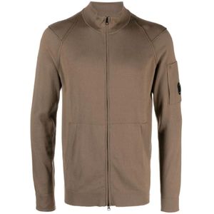 C.p. Company, Heren, Truien, Grijs, Maat: M Katoen,