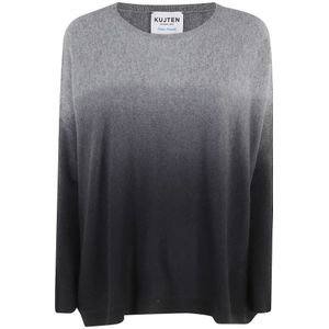 Kujten, Dames, Truien, Blauw, Maat: ONE Size Kasjmier,