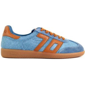 Back70, Dames, Schoenen, Blauw, Maat: 36 EU Katoen,