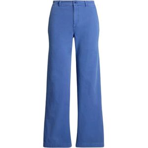 Ralph Lauren, Dames, Broeken, Blauw, Maat: M Katoen,