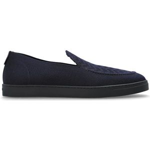 Giorgio Armani, Heren, Schoenen, Blauw, Maat: 41 1/2 EU Leer,
