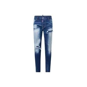 Dsquared2 Veelzijdige Skinny Jeans , Blue , Heren , Maat: L