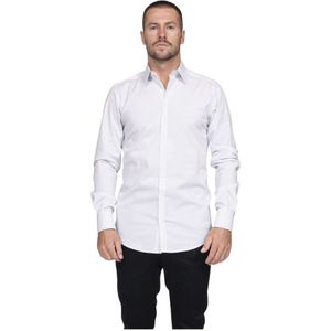 Dolce & Gabbana, Heren, Overhemden, Wit, Maat: 3XL Katoen,