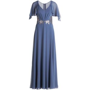 Vera Mont - Avondjurk - Duifblauw - Maxi - Chiffon