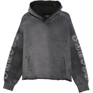 Purple Brand, Heren, Sweatshirts & Hoodies, Grijs, Maat: L