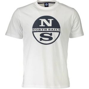 North Sails - Logo Short Sleeve Tee - T-shirt - Wit