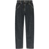 Iro - Jeans Blandine - Zwart - Dames - Katoen - Rechte Pijpen