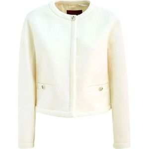 Gucci, Dames, Jassen, Wit, Maat: M Wol,