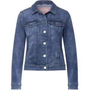 Street One, Dames, Jassen, Blauw, Maat: 3XL Katoen,