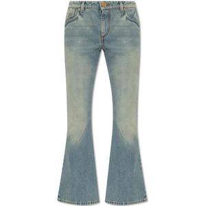 Balmain Flared jeans met vintage-effect , Blue , Dames , Maat: 2XS