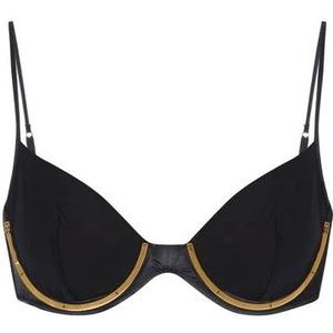 Elisabetta Franchi, Dames, Ondergoed, Zwart, Maat: XS Satijn,