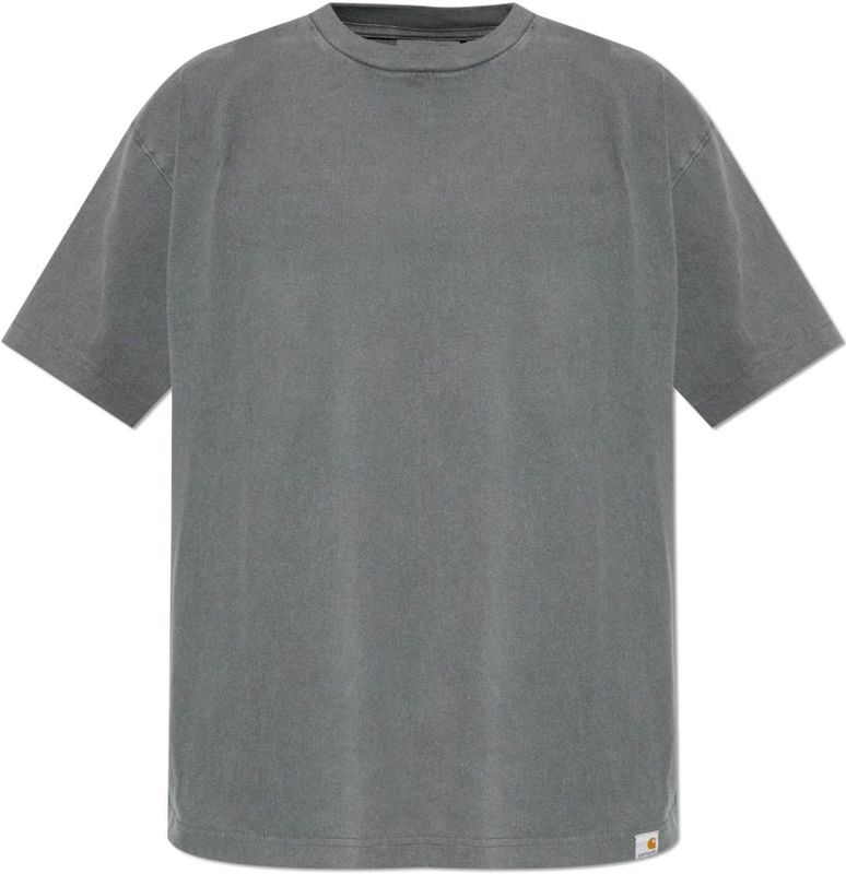 Carhartt WIP - Logo T-Shirt - Grijs - Katoen