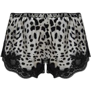 Dolce & Gabbana, Dames, Nachtkleding & Lounge, Zwart, Maat: 2XS Zijde,