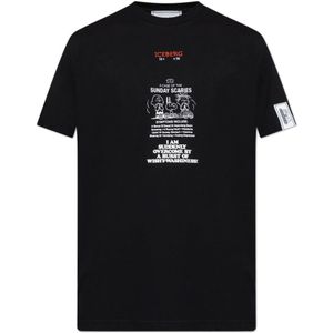 Iceberg, Heren, Tops, Zwart, Maat: S Katoen,