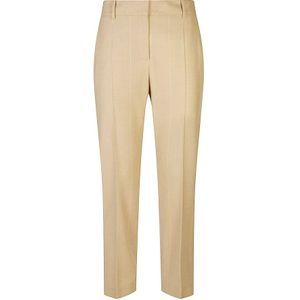 Eleventy, Dames, Broeken, Beige, Maat: XS Wol,