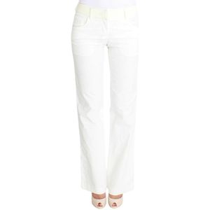 Ermanno Scervino, Dames, Broeken, Wit, Maat: S Katoen,