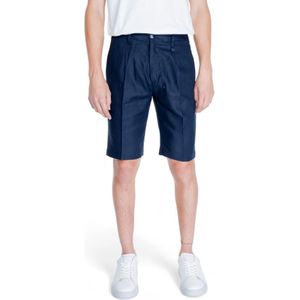 Antony Morato, Heren, Korte broeken, Blauw, Maat: W32 Linnen,