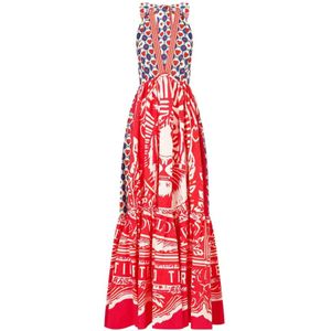 Camilla, Dames, Jurken, Rood, Maat: S