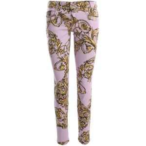 Versace Jeans Couture, Dames, Jeans, Roze, Maat: W25 Denim,