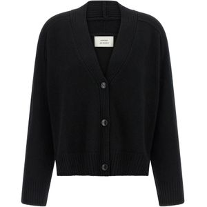 Loulou Studio, Dames, Truien, Zwart, Maat: S Kasjmier,