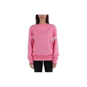 Geborduurde Lanvin Paris Sweater , Pink , Dames , Maat: S