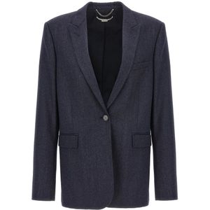 Stella McCartney, Dames, Jassen, Blauw, Maat: S Wol,