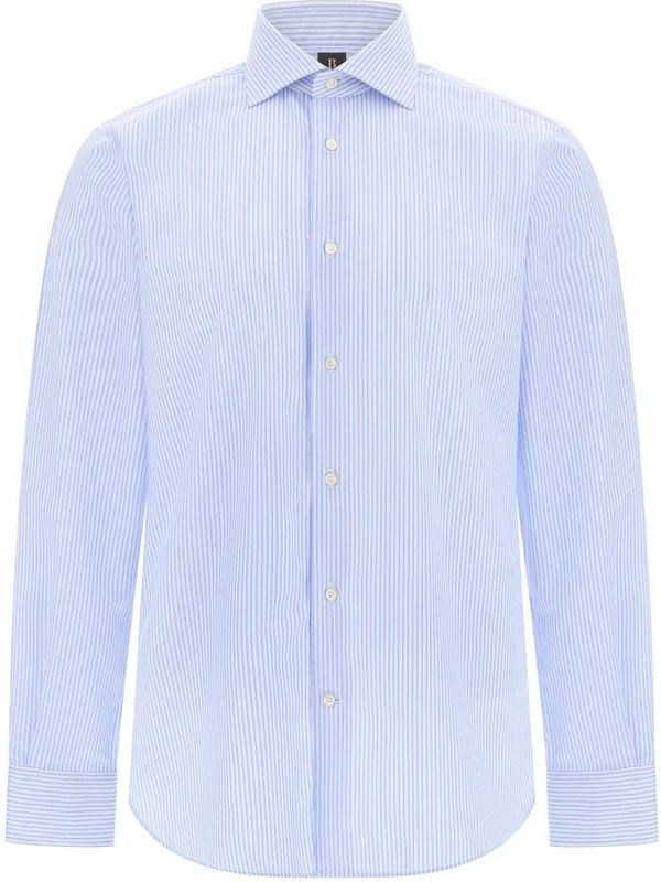 Boggi Milano, Heren, Overhemden, Blauw, Maat: S Katoen,