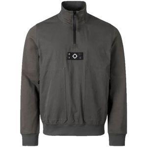 Ma.strum, Heren, Sweatshirts & Hoodies, Groen, Maat: S Katoen,