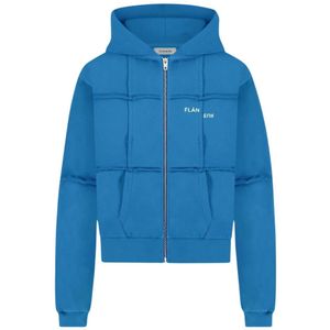 Flâneur, Heren, Sweatshirts & Hoodies, Blauw, Maat: 2XL Katoen,