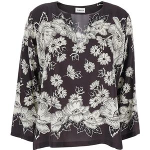 P.a.r.o.s.h., Dames, Blouses & Shirts, Veelkleurig, Maat: M Zijde,