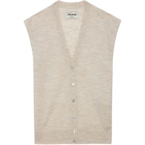 Zadig & Voltaire, Dames, Truien, Beige, Maat: XS Wol,