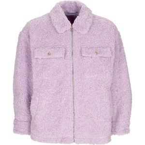 Obey, Dames, Jassen, Paars, Maat: XS Poliester,