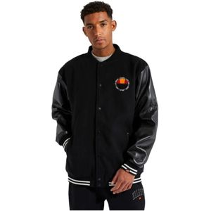 Ellesse - Notre - Jas - Standaard Pasvorm - Geribbelde Kraag - Zwart