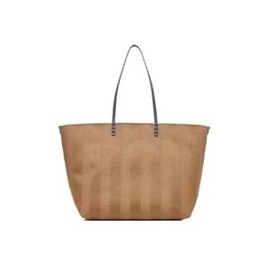 Fendi Stijlvolle Tassen Collectie , Brown , Dames , Maat: ONE Size