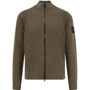 Stone Island, Heren, Truien, Groen, Maat: M Wol,