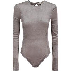 Remain Birger Christensen, Dames, Tops, Grijs, Maat: L Velours,