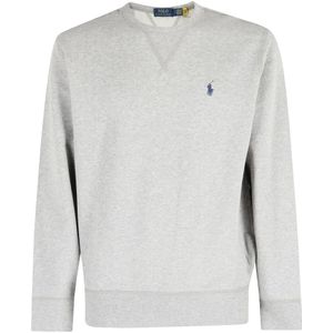 Polo Ralph Lauren, Heren, Sweatshirts & Hoodies, Grijs, Maat: M Katoen,