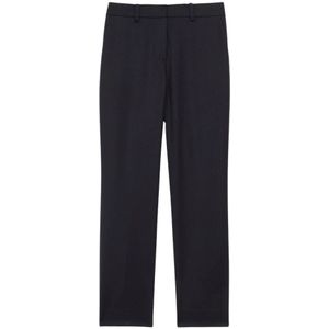 Ines de la Fressange Paris, Dames, Broeken, Blauw, Maat: 2XS Wol,