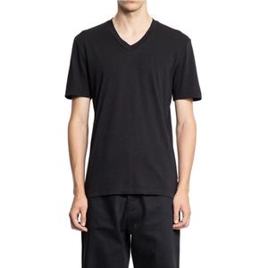 James Perse, Heren, Tops, Zwart, Maat: S Katoen,