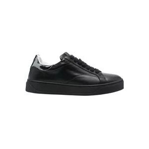 Lanvin 10M2 Zwart/Zilver Sneakers , Black , Dames , Maat: 38 EU