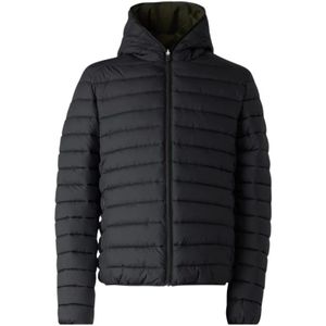 Save The Duck, Heren, Jassen, Zwart, Maat: L Poliester,