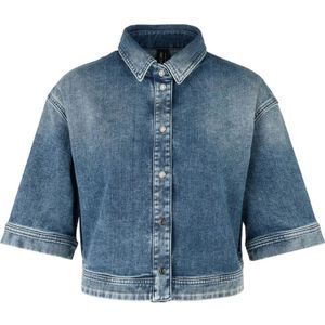 Marc Cain, Dames, Jassen, Blauw, Maat: M Denim,