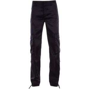 Dondup, Dames, Broeken, Zwart, Maat: W30 Satijn,