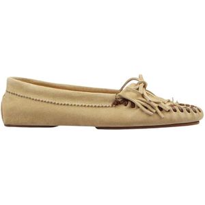 Paris Texas - Fringe Detail - Loafers - Beige