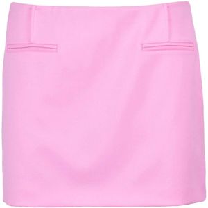 Patrizia Pepe, Dames, Rokken, Roze, Maat: M Viscose,